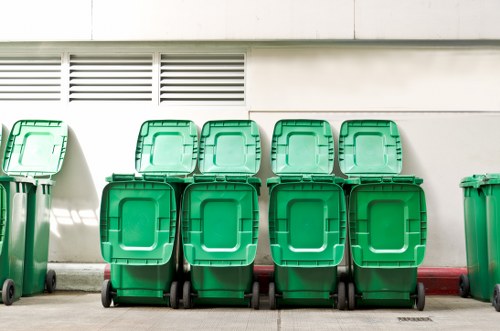 Modern waste clearance technology in action in Limehouse