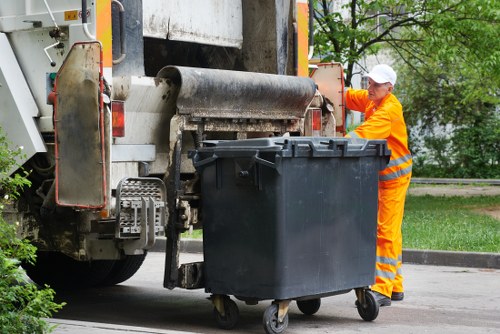 Recycling office electronics during clearance in Limehouse